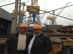 The visit by Representatives of The Arabian Metal Industries Limited- Saudi Arabia
