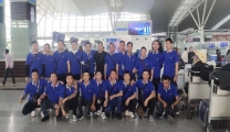 Workers depart to Romania for Steel Structure Manufacturing Company