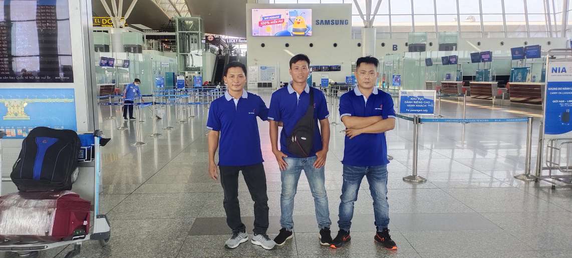 Workers depart to Romania for Steel Structure Manufacturing Company