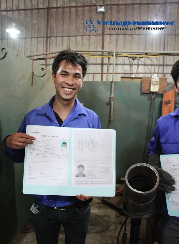Vietnam Welder: TRAINED PROFESSIONAL – EXPORTED TO EUROPEAN COUNTRIES