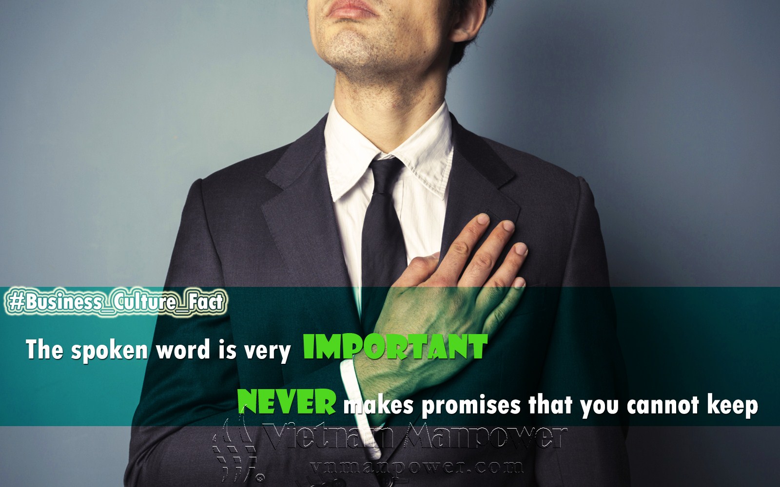 always keep promise and integrity