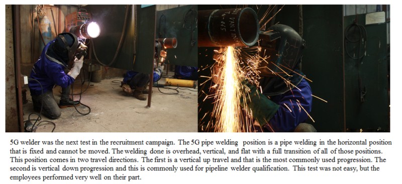 P.P.S company- Romania for the first time cooperated with Vietnam Manpower in employing 5G welder, fitter, and excavator operator, 9th April 2019.