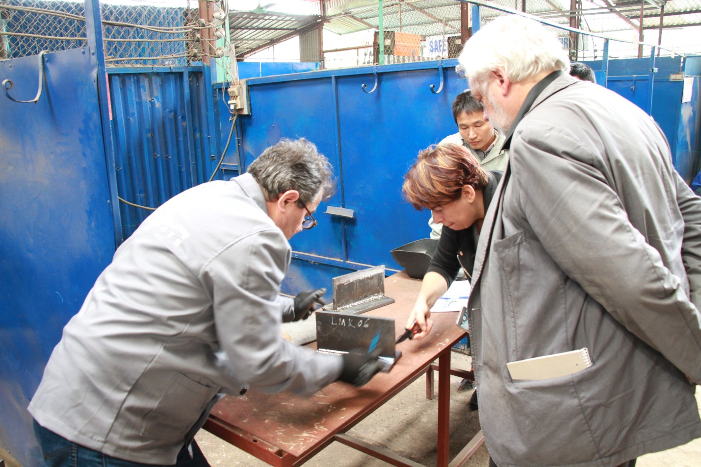 95% of Vietnam welders passed the trade test with German company T.Q to work in Romania