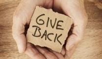 The art of giving and learning to give back