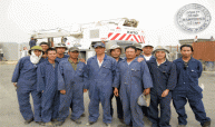 Workers in Al-osai Construction site