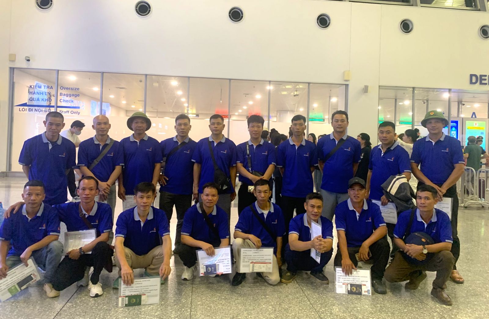 Celebrating Success: Vietnam Manpower Workers Embark on a New Journey in Croatia