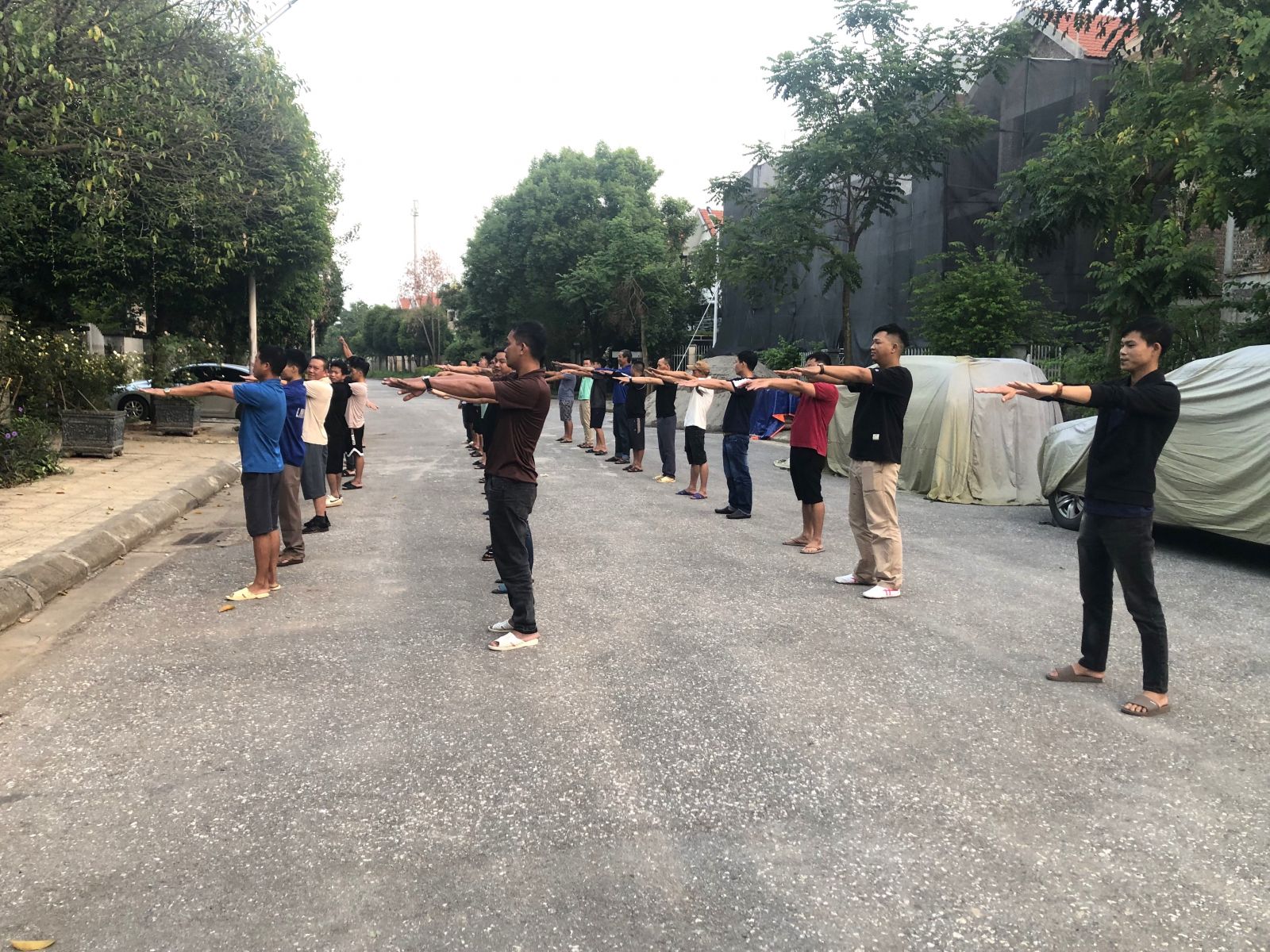 The secret behind Vietnam Manpower's workforce is their excellent physical fitness.