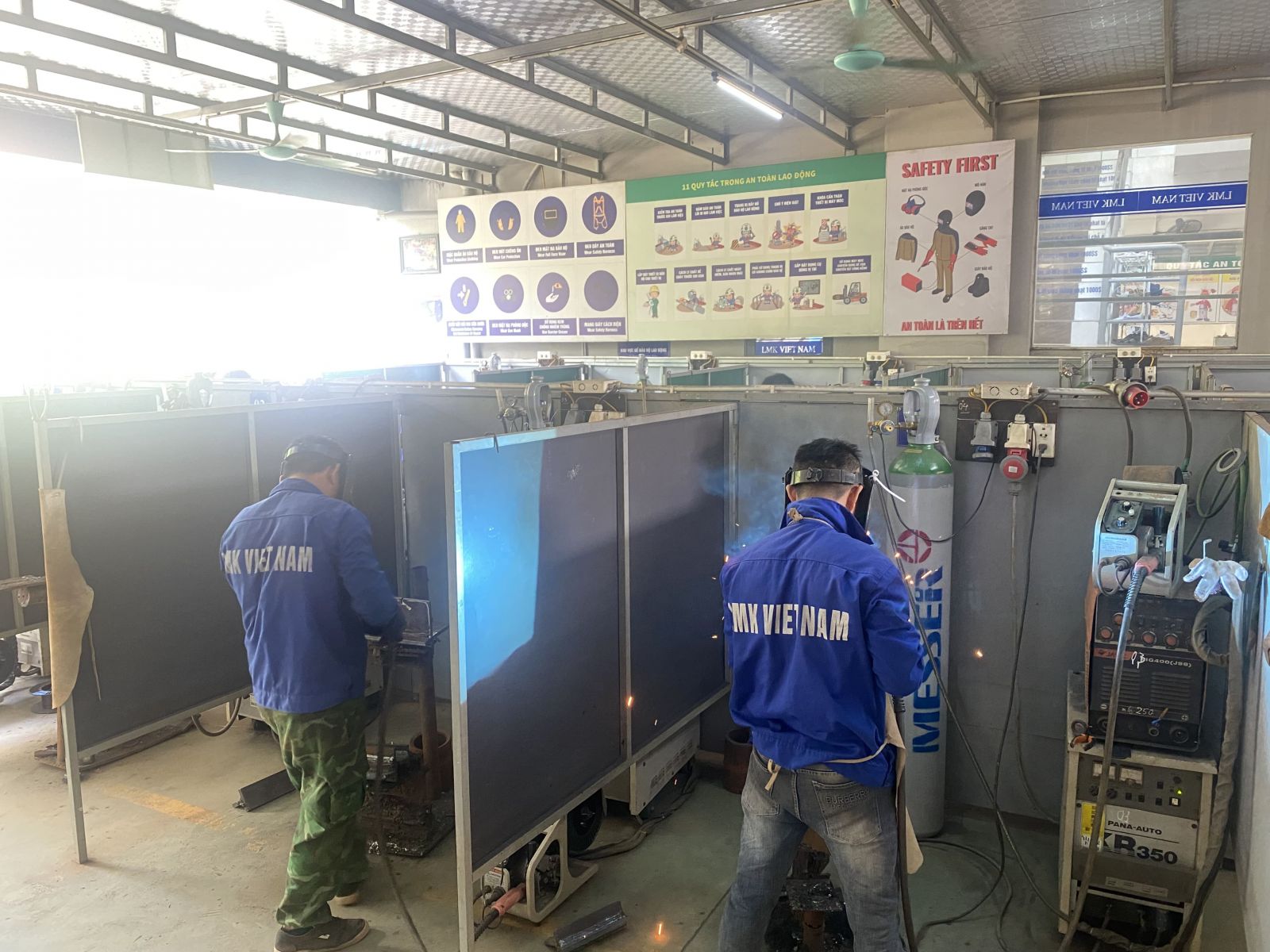 Weekly hard-working scenes at Vietnam Manpower training center