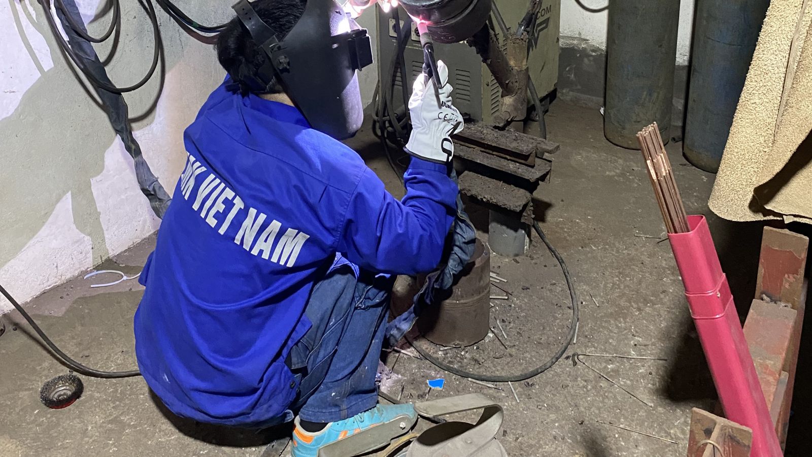 A Welding Training Program for Partners in Saudi Arabia Begins