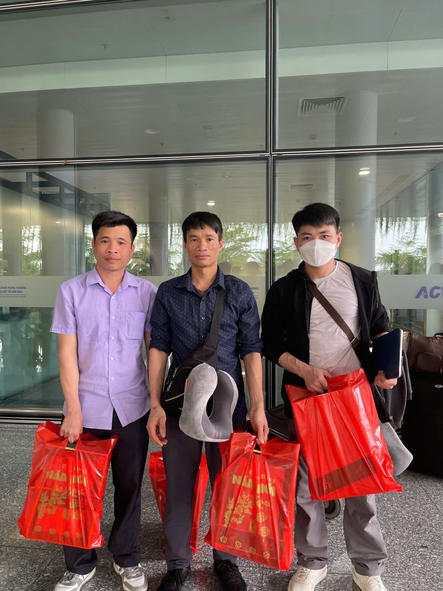 Vietnam Manpower Celebrates Workers Returning Home After Completing 2-Year Contracts in Romania