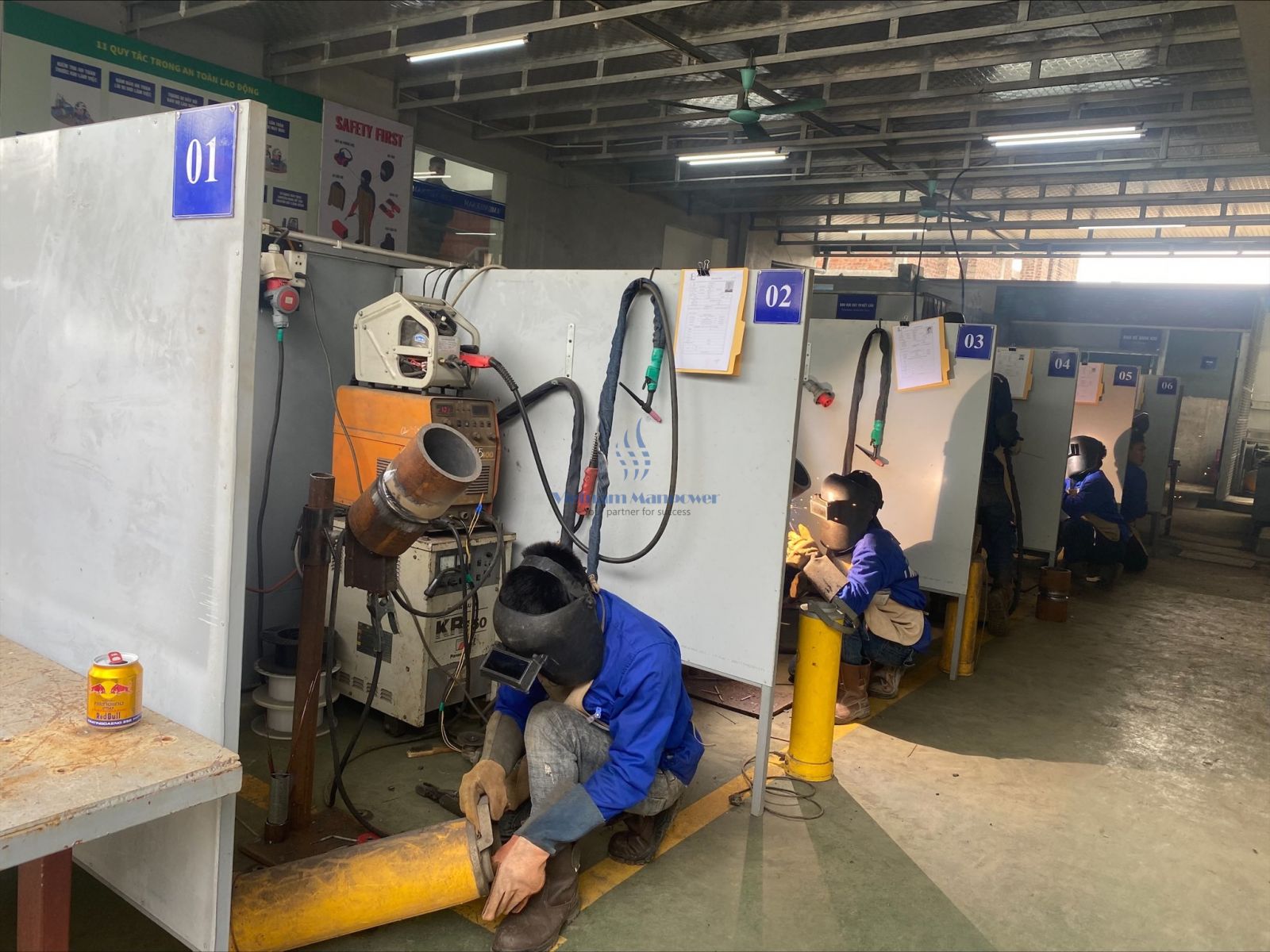The welders, readied for Sinopec, excelled in the January test