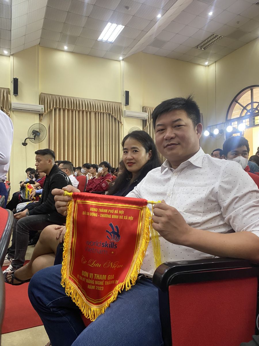 Outstanding Representative from Vietnam Manpower Enrolls in Hanoi Skills Competition 2023!