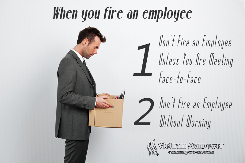 How to fire an employee peacefully