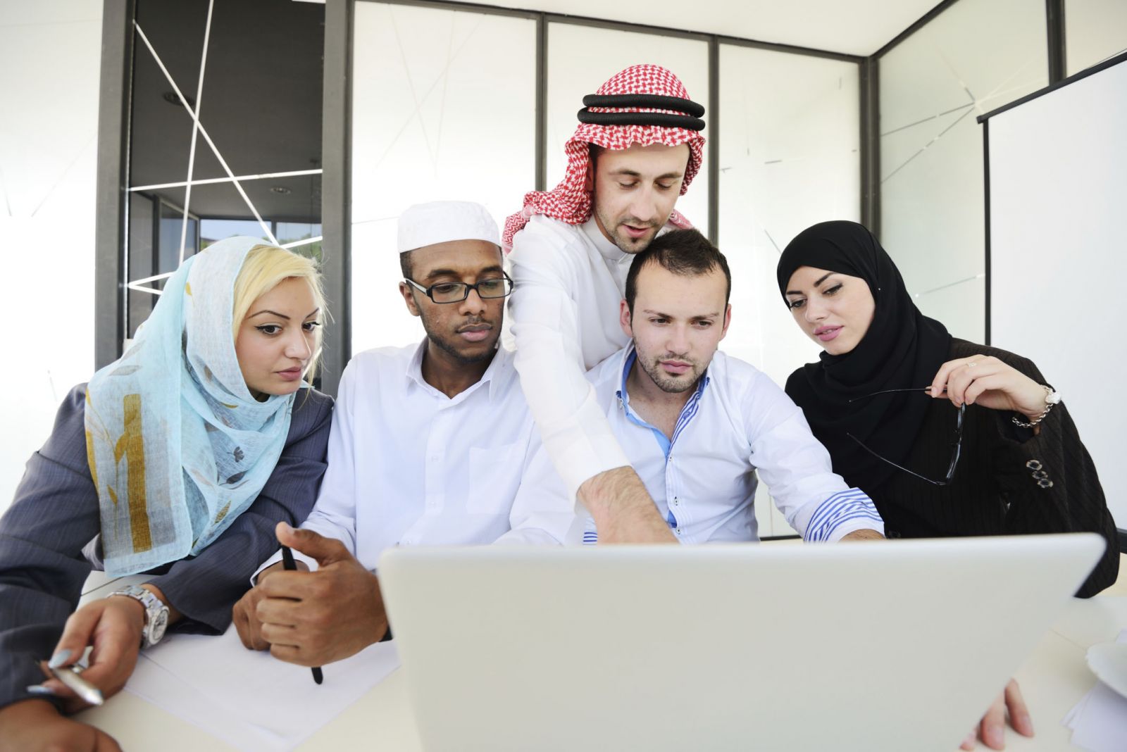 Diverse workforce in Gulf countries
