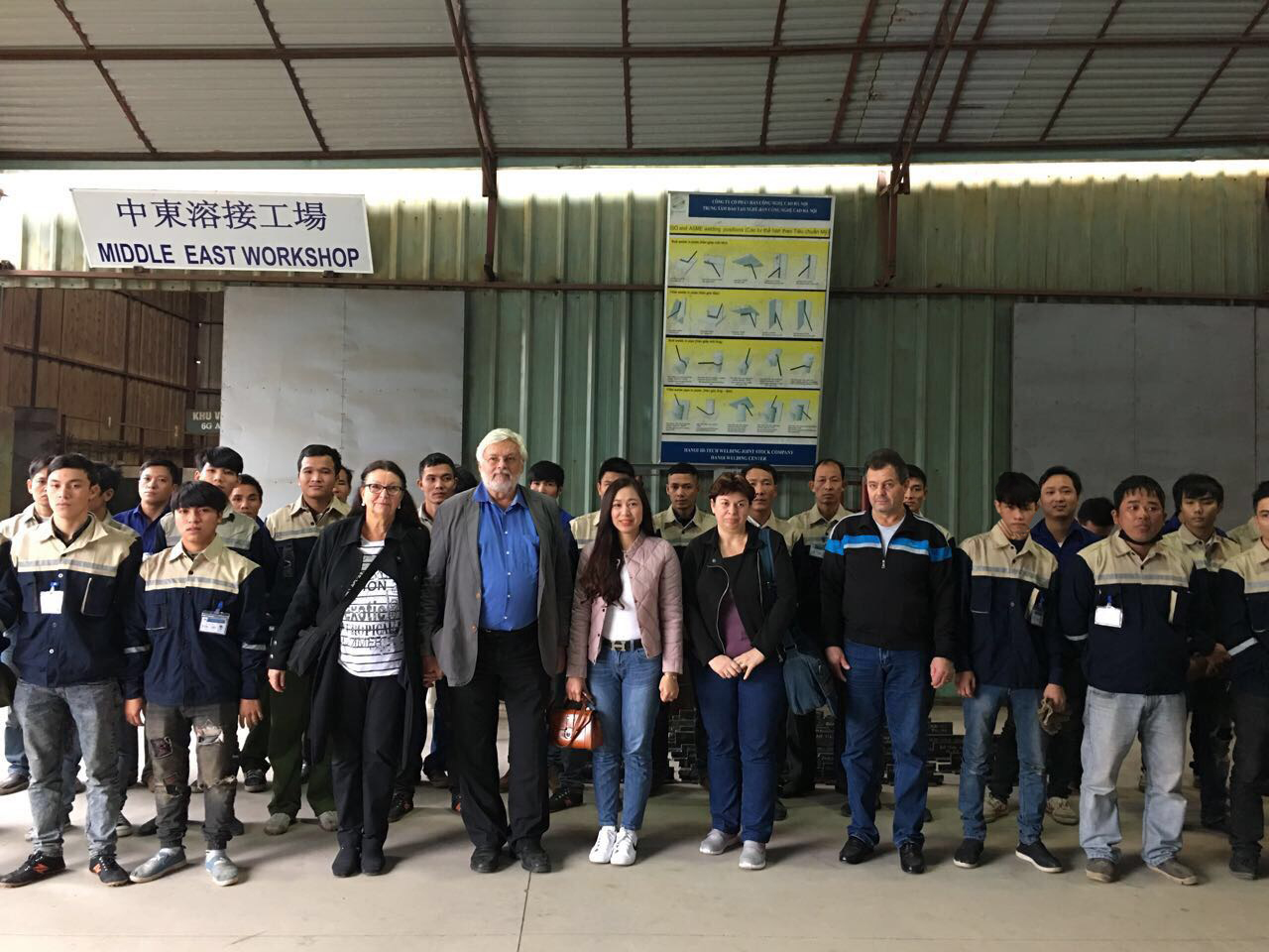 95% of Vietnam welders passed the trade test with German company T.Q to work in Romania